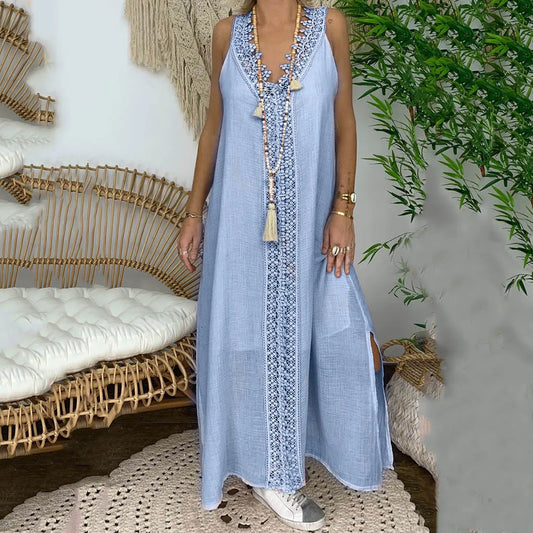 Élégante Robe Longue d'Été