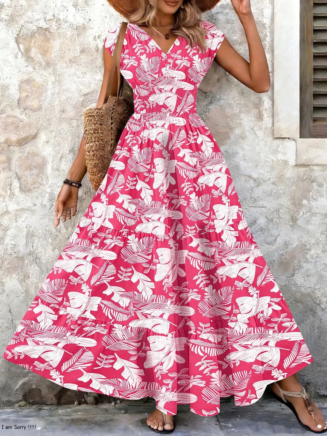 Robe Vintage Élégante à Fleurs
