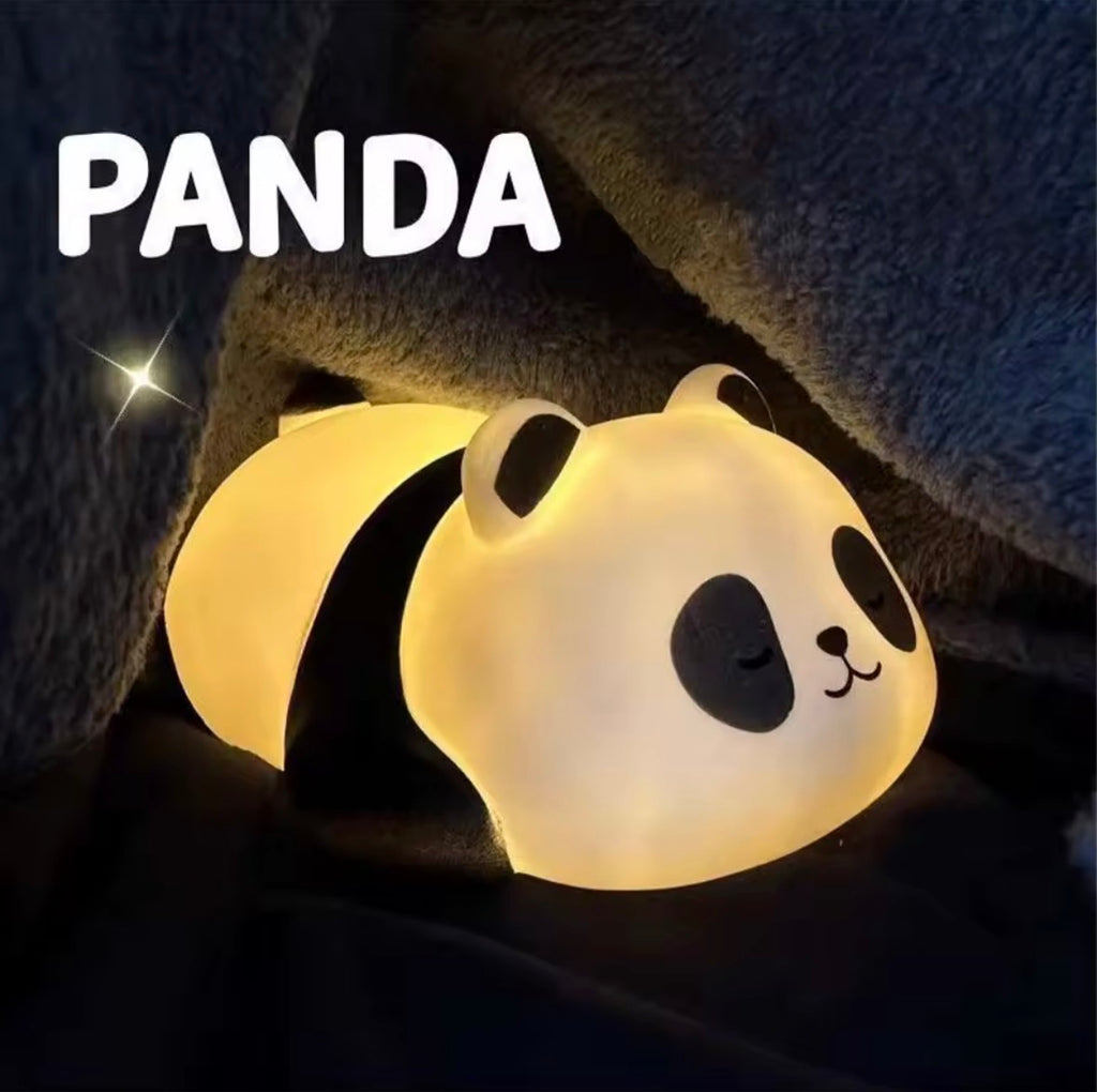 Nouveau Panda LED veilleuse salon mignon Panda lampe en plastique décor de chevet créatif enfants veilleuse cadeau d'anniversaire décoration