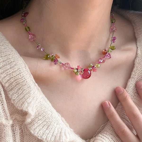 Collier Floral Été Bohème