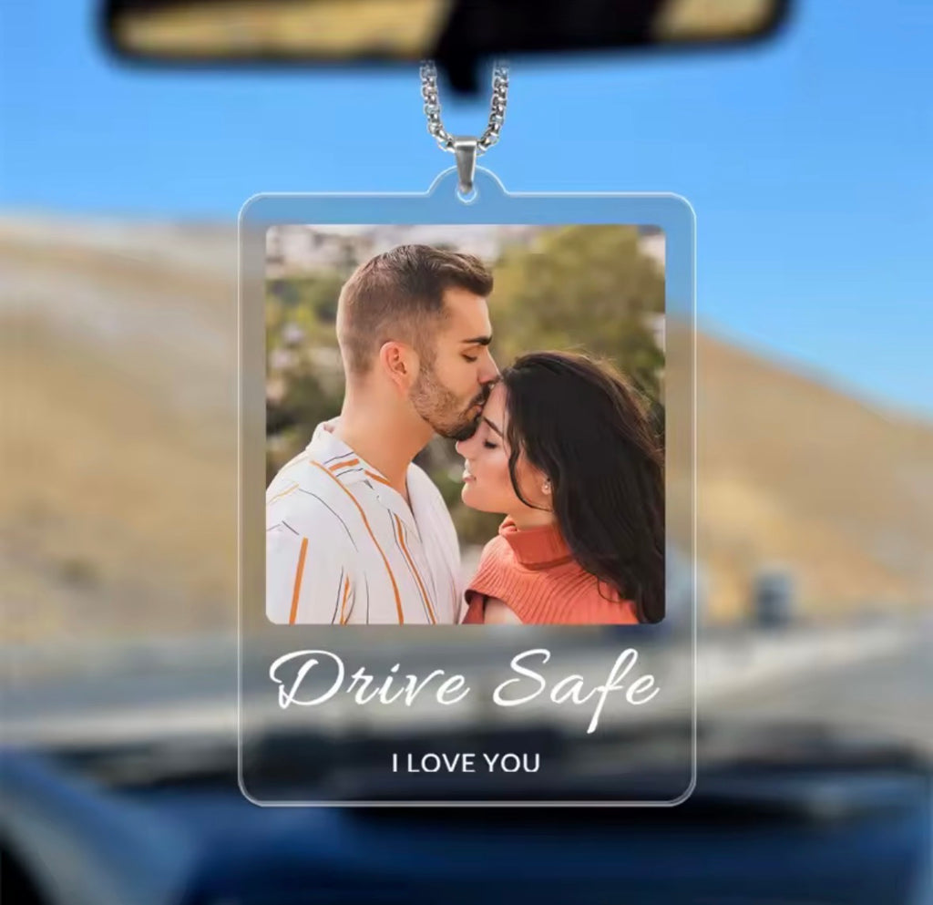 Breloque de voiture avec Photo personnalisée