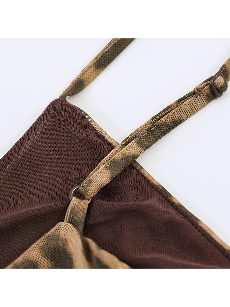 Robe d'Été Léopard Élégante