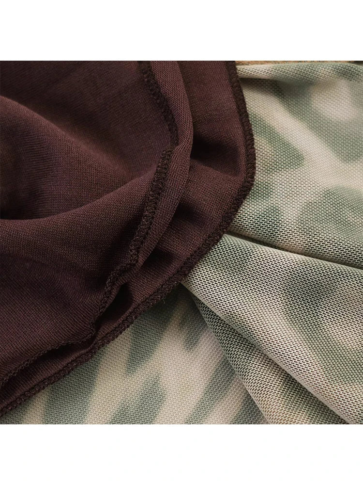 Robe d'Été Léopard Élégante
