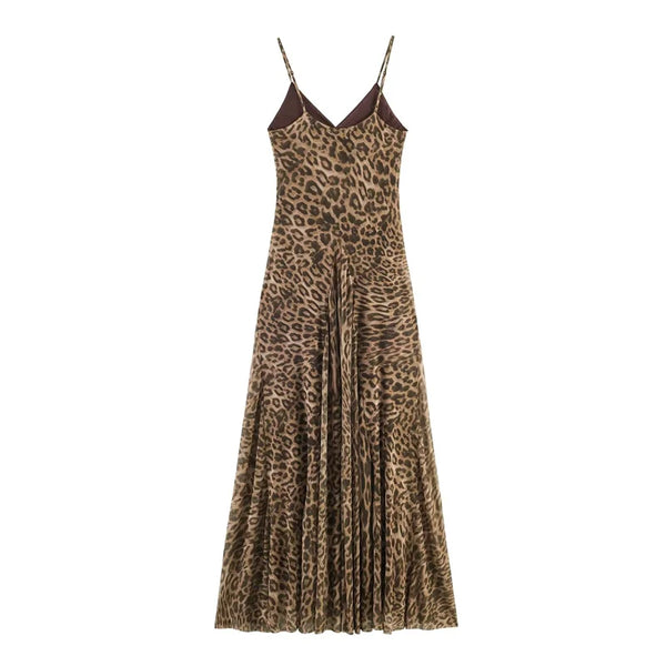 Robe Léopard Été Élégante