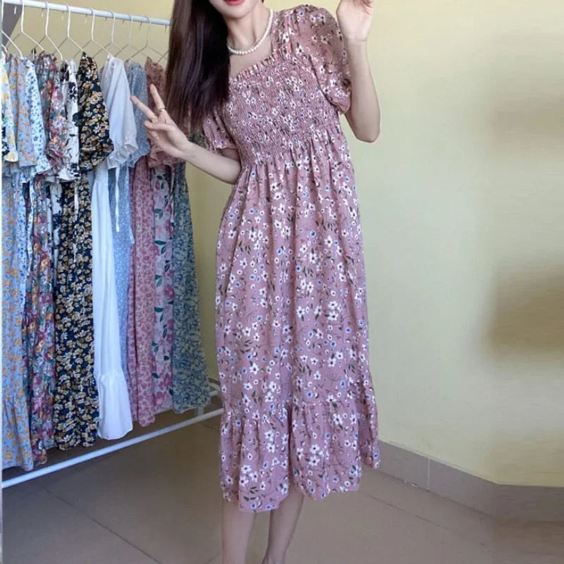 Robe Chiffon Été Élégante