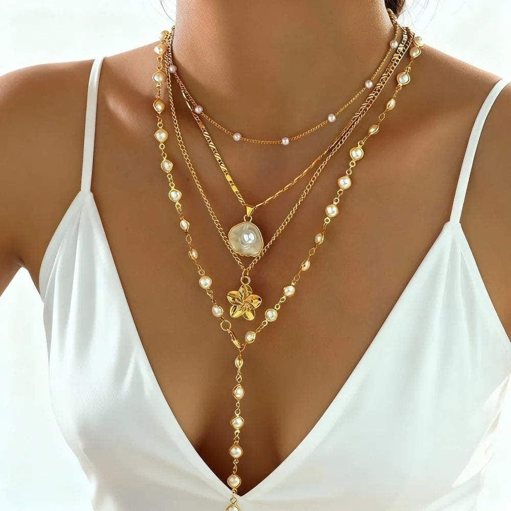 Collier Bohème Élégant Perles