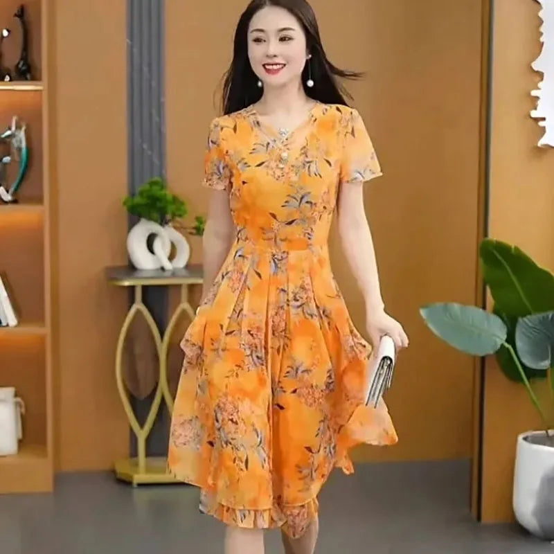 Robe Bohème Été en Chiffon