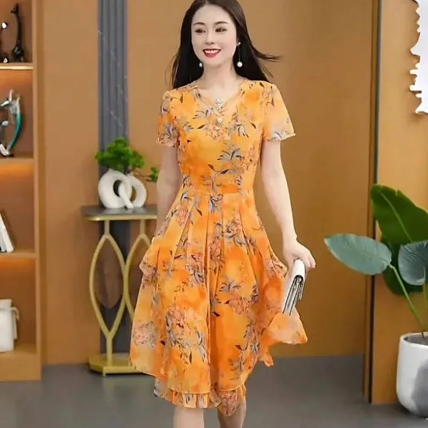 Robe Bohème Été en Chiffon