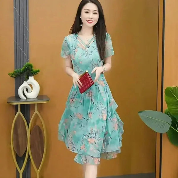 Robe Bohème Été en Chiffon