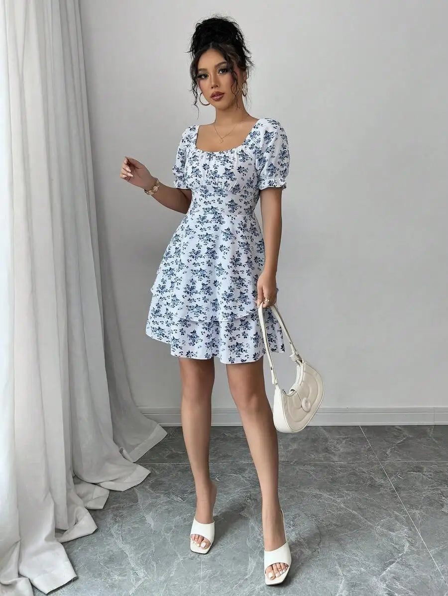 Robe Fleurie Été Élégante