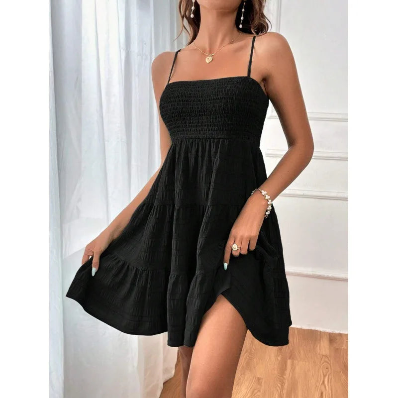 Robe Mini Évasée d'Été
