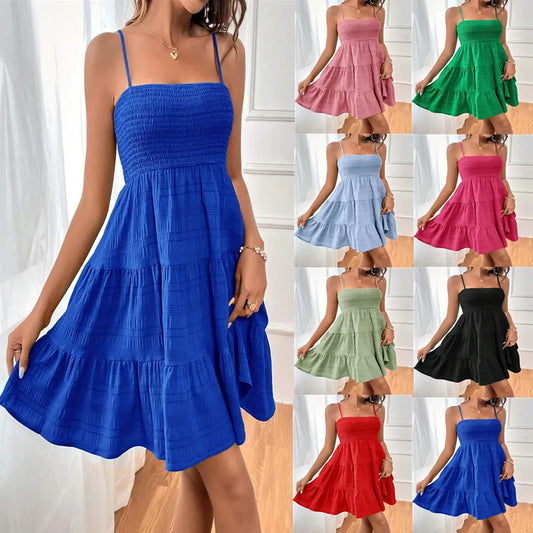 Robe Été Légère à Volants